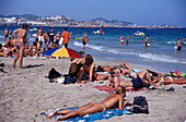 Cala Bassa, Sant Antoni, Ibiza, Balearen Spanien