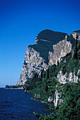Steilküste von Trentino, Gardasee, Trentino,  Italien