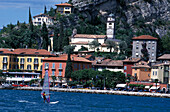 Torbole, Stadtansicht, Gardasee, Trentino Italien