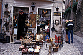 Antiquitätengeschäft, Malcesine, Gardasee, Trentino, Italien