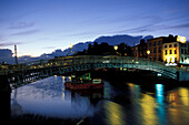 Half Penny Bridge, Dublin, Irland