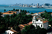 KIrche, Olinda, Im Hintergrund Recife Brasilien
