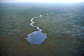 Luftbild der Lagune, Esteros del Iberá, Iberá Feuchtgebiete, Rio Paraná, Corrientes, Argentinien