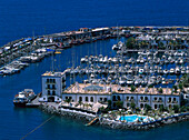 Fishing harbour, Puerto de Mogan, Gran Canaria, Canary Islands, Spain