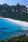 Beach, Plage de Roccapina, beach, west coast near Sartene, Corsica, France