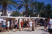 Market in Maó, Mahon, Minorca, Spain