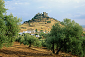 Castillo, maurische Burg, Almodóvar del Río, Provinz Cordoba, Andalusien, Spanien