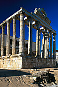 Templo de Diana, römische Tempel, Merida, Badajoz, Extremadura, Spanien
