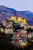 Corte, Stadt mit Zitadelle in den Bergen, Korsika, Frankreich