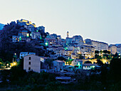 Zitadelle über der Altstadt von Corte, Korsika, Frankreich