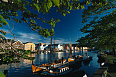 Speicherhäuser, Nidelva Fluss, Trondheim, Süd-Trondelag, Norwegen