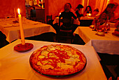Pizza, Trattoria da Piero, Pistoia, Tuscany, Italy