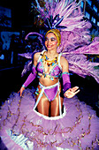 Dancer, Carnival parade, Carnival, Gran Canaria, Canary Islands, Spain