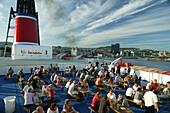 Ferryship, leaving Oslo, Norway