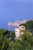 Landhaus entlang der Küste, Miramar, Valldemosa, Mallorca, Spanien