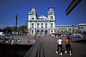 Rambla de mar, barcelona, spain