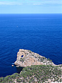 Rocky coastal landscape at Son Marroig, Sa Foradada, Majorca, Spain