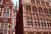 Historical buildings, ghent, belgium