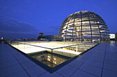 Glass dome of the Reichstag, Berlin, Germany