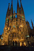 Sagrada Familia, Barcelona Katalonien, Spanien