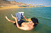 Schwimmer im Toten Meer, bei En Boqeq Israel