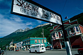 Hauptstraße in Skagway, Alaska, USA