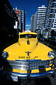 Historisches Taxi, Downtown, Vancouver, Britisch Columbia Kanada
