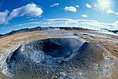 Geothermisches Feld Namaskard, Suedlich des Myvatn Island