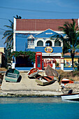 Boote, Chez Truus, Kralandijk, Bonaire Niederlaendische Antillen
