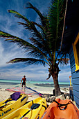 Surfer, Sorobon Beach, Bonaire Niederländische Antillen