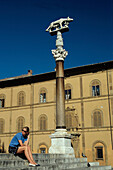 Romulus und Remus, Säule, Siena, Toskana, Italien