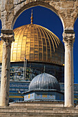 Dome of the Rock and Dome of the Chain on Temple Mount, Jerusalem, Israel