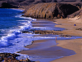 Playa Mujeres b. Playa Blanca, Lanzarote Kanarische Inseln, Spanien