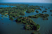 Las Isletas, Luftansicht, Archipel bei Granada Nicaragua-See, Nicaragua