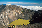 Vulkan Irazú, Hauptkrater mit See ca. 3000 m NN, Costa Rica