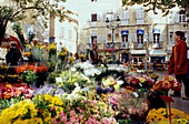 Blumen, Wochenmarkt, Aix-en-Provence, Bouches-du-Rhone Provence, Frankreich