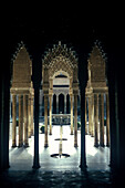 Löwenhof, Alhambra, Granada, Andalusien, Spanien