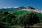 Ardales, Weisses Dorf, bei Alora, Provinz Malaga Andalusien, Spanien