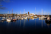 Hafen, Castillo, Calets de Fustes, Fuerteventura, Kanarische Inseln Spanien, Europa