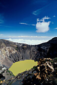 Hauptkrater mit See, ca.3000mNN, Nationalpark Vulkan Irazú Costa Rica