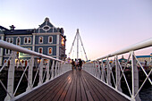 Brücke am Hafen, Kapstadt, Südafrika, Afrika