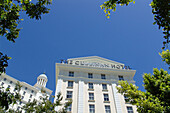 Hotel im Kolonialstil im Sonnenlicht, Kapstadt, Südafrika, Afrika