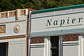 Art Deco Buildings, Napier, Detail, Art Deco buildings, Hawkes Bay, North Island, New Zealand
