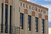 Telegraph Building, Napier, Napier is the Art Deco city on Hawkes Bay, North Island, New Zealand