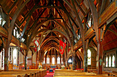 Historic Old St Paul's church, Holz Kirche, Wellington, capital, Hauptstadt, interior, innenaufnahme