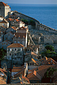 View at Old Town from the Fort, Dubrovnik Croatia