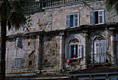Storefront of Diocletian´s Palace, Split, Dalmatia Croatia