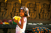 Girl, Kelaniya Raja Vihara, Colombo Sri Lanka