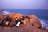 Sunset on the beach, Kirinda Sri Lanka