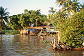 Klong in Thonburi, Bangkok Thailand